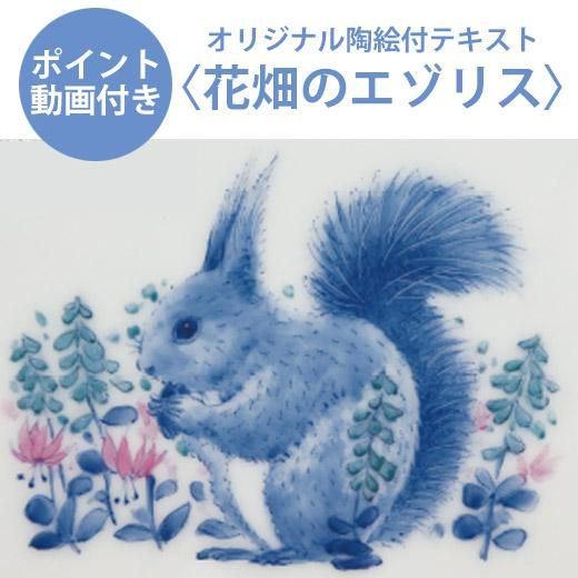 ポイント動画付きテキスト 花畑のエゾリス 陶絵付道具と白い器のお店 ウツワトエツケwebショップ ポイント動画付きテキスト 花畑のエゾリス 陶絵付道具と白い器のお店 ウツワトエツケwebショップ