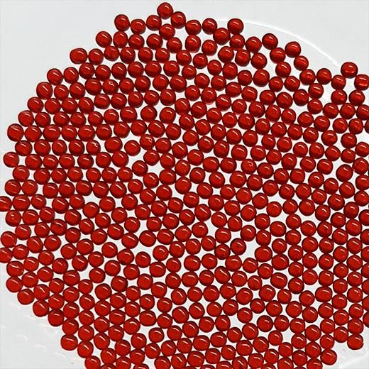ウツワトエツケwebショップ カラービーズ レッド 1.8mm玉(穴なし