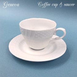【新商品】ジェノバ  コーヒーカップ&ソーサー ※ネコポス不可