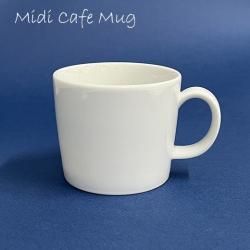 土冶器質 カップ 白(陶芸品) ニ19 ホワイト ボタニカルカップ - 益子焼の小さな窯元
