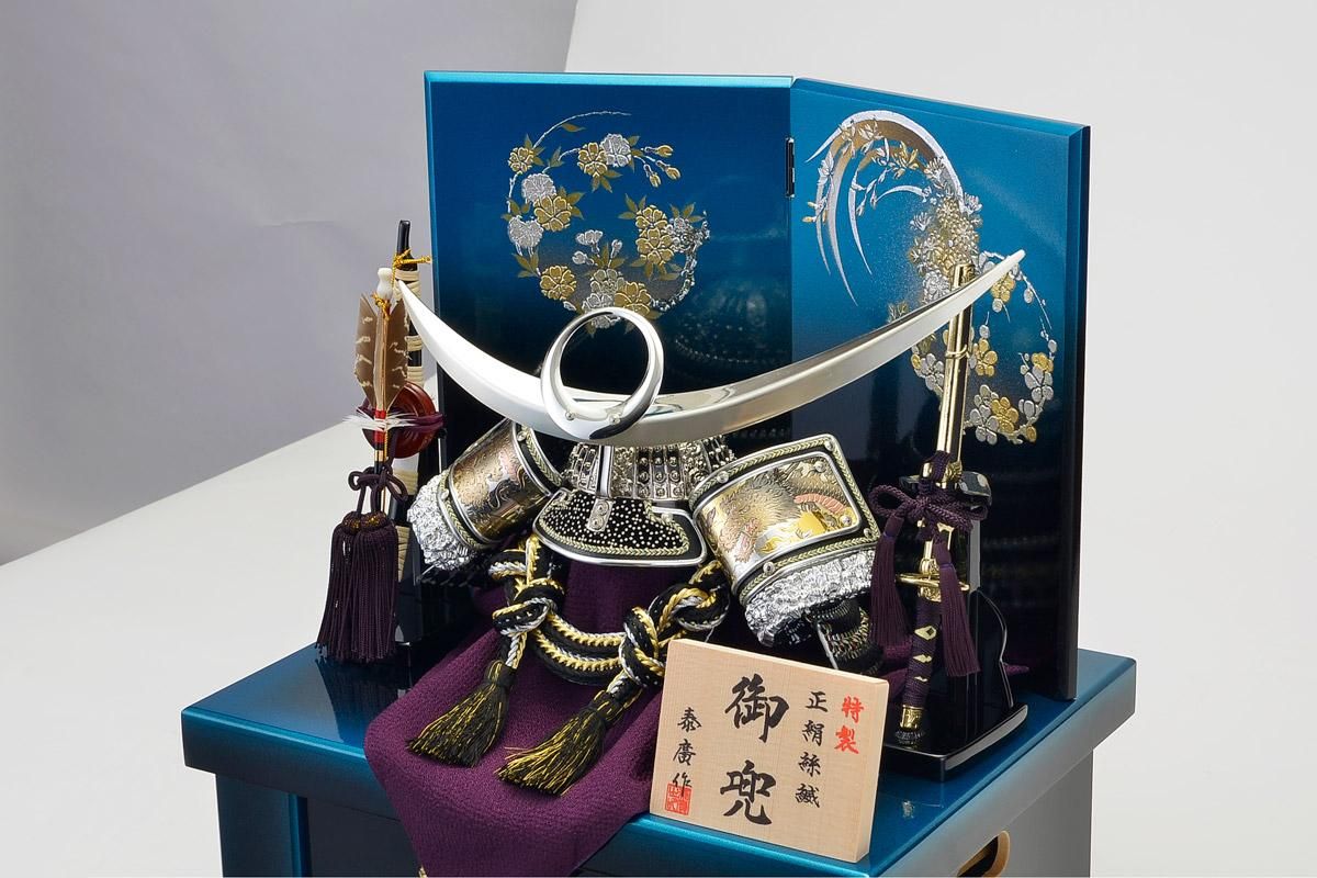 五月人形 | 泰廣作 | 銀色兜 - 福田屋人形店のネットストア