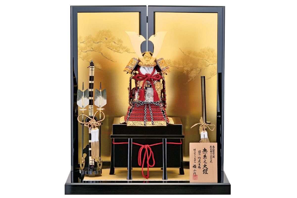 美品！☆高級 大鎧 鈴甲子雄山作 甲子之麗12号 ☆五月人形 鎧飾り