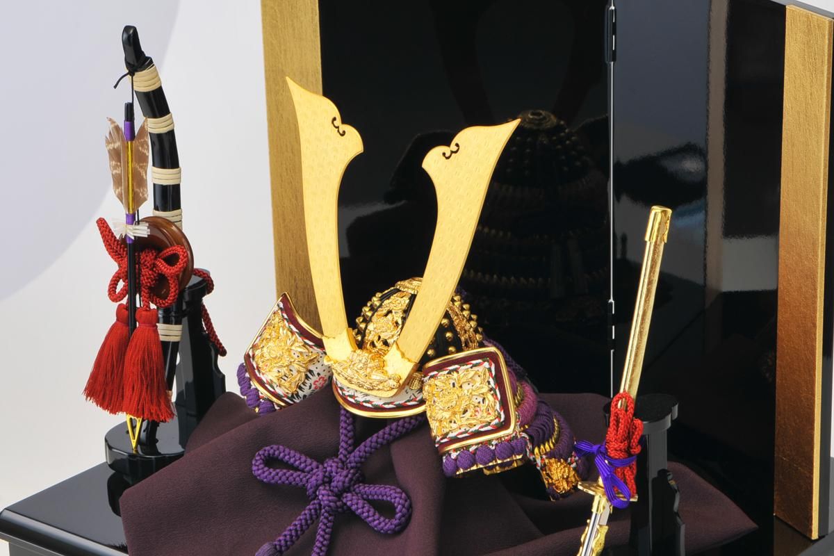 平安武久作|本金箔押武者台 - 福田屋人形店のネットストア