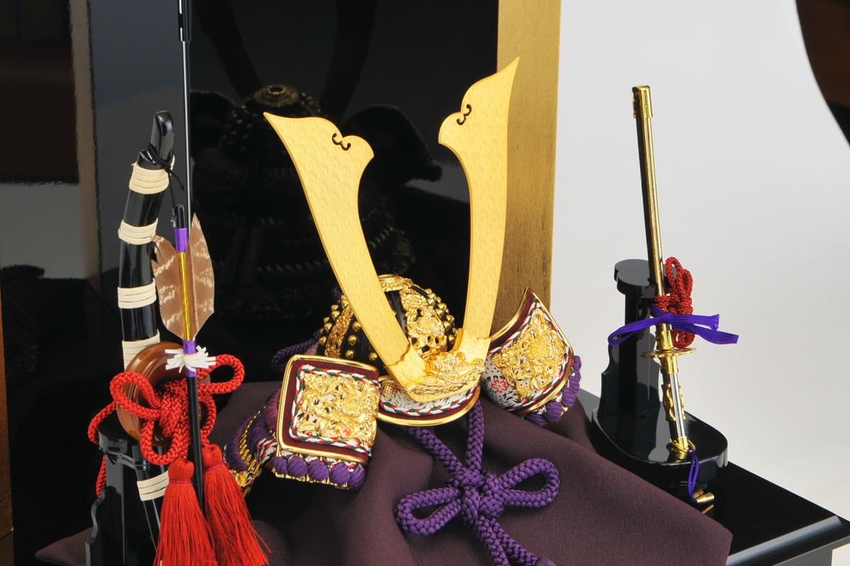 平安武久作|本金箔押武者台 - 福田屋人形店のネットストア