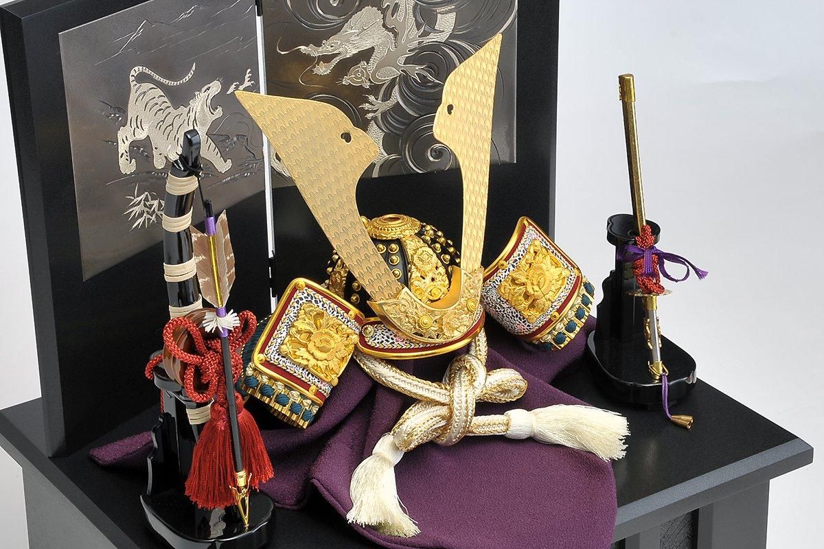 8号鉄紺裾濃兜飾り | 朝比奈龍作 - 福田屋人形店のネットストア