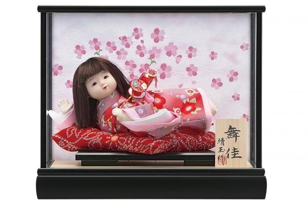 極美品 光玉作 福わらべ 日本人形 市松人形 ケース付 京ちりめん 正絹 極美品 光玉作 福わらべ 日本人形 市松人形 ケース付 京ちりめん