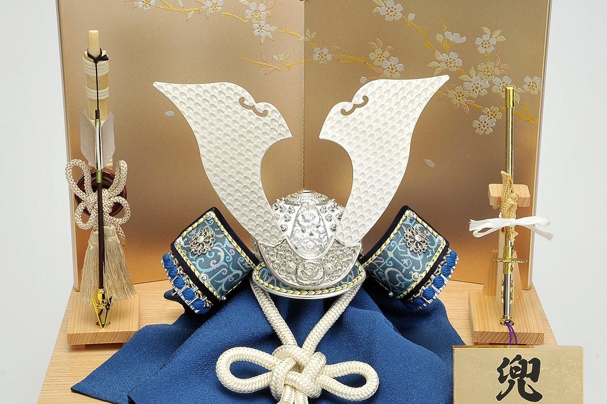 平安翠鳳作 8号兜 | 青水色縅収納飾り - 福田屋人形店のネットストア 平安翠鳳作 8号兜 | 青水色縅収納飾り - 福田屋人形店のネットストア