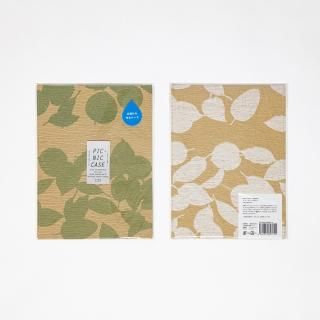 ピクニックケース　リーフ　グリーン＆ホワイト　2色　各1枚入り