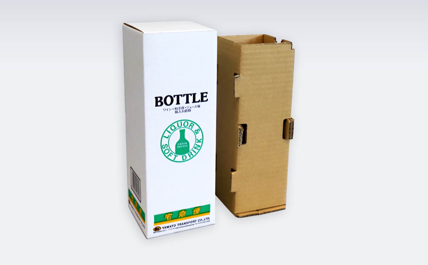 【ワイン・日本酒用】クロネコヤマト ボトルBOX(１本)