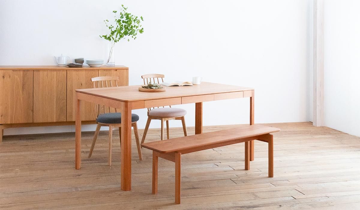MIMOSA ダイニングテーブル【W1200~2000】 - TATENO WOOD ART MIMOSA ダイニングテーブル【W1200~2000】 - TATENO WOOD ART
