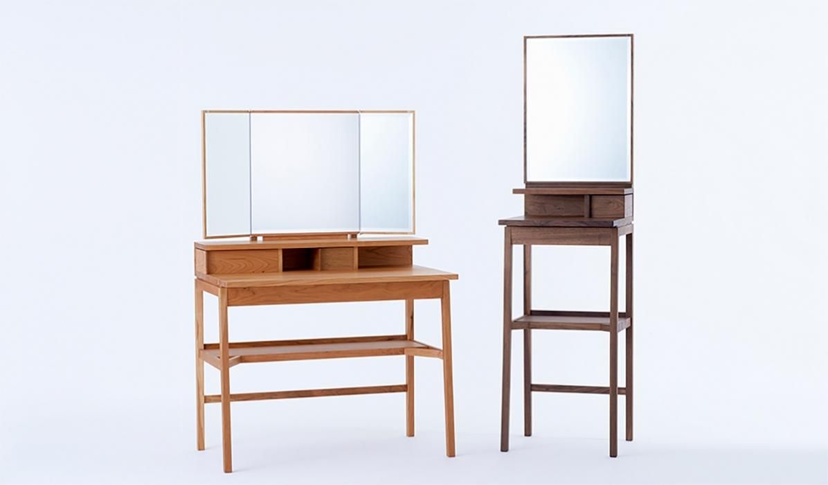 ドレッサー　タンス　机 伸縮デスクドレッサー NC80-80D | SESAME家具インテリア