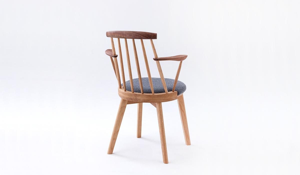 JASMINE ダイニングチェア H arm - TATENO WOOD ART online store