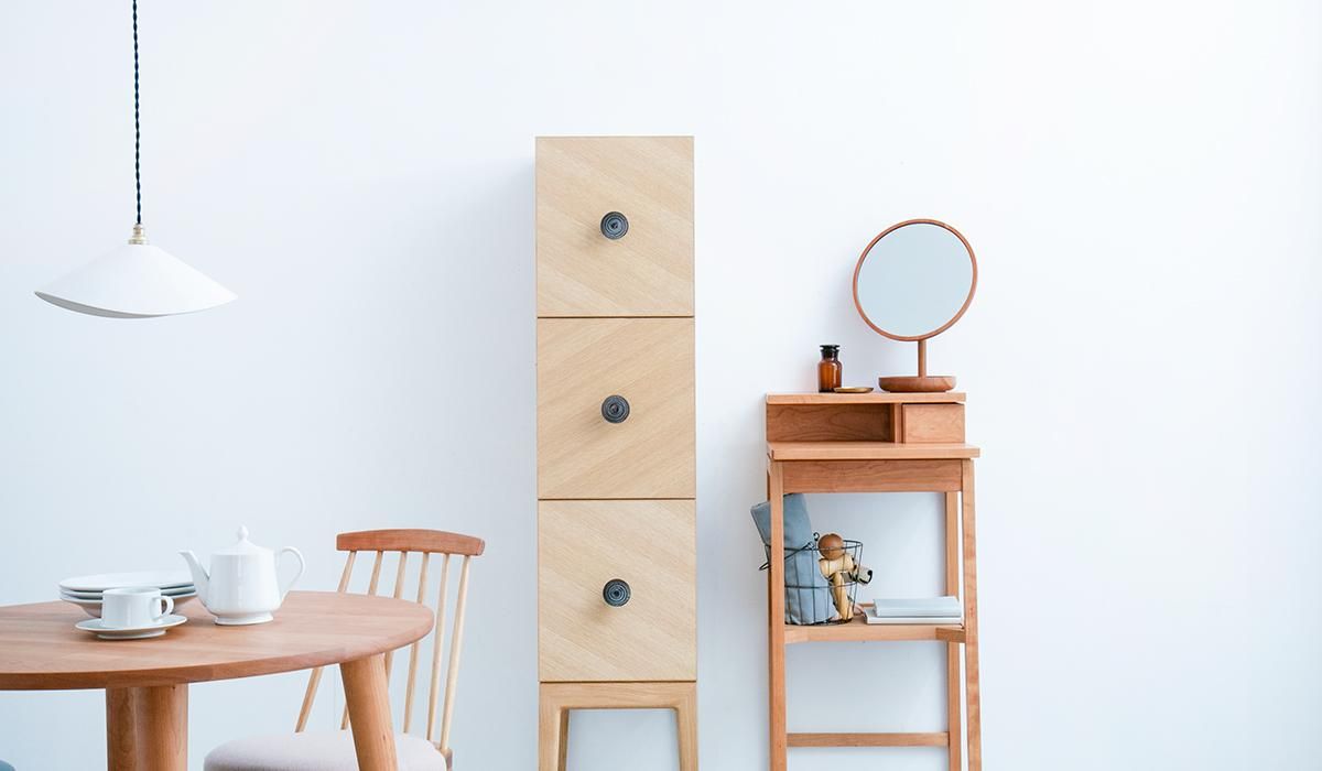 ANEMONE トールキャビネット H1600 - TATENO WOOD ART online store