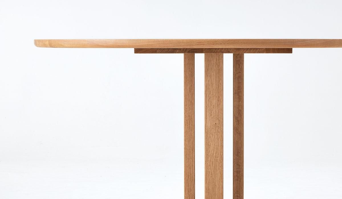 Kamille ダイニングテーブル 中央脚 - TATENO WOOD ART online store