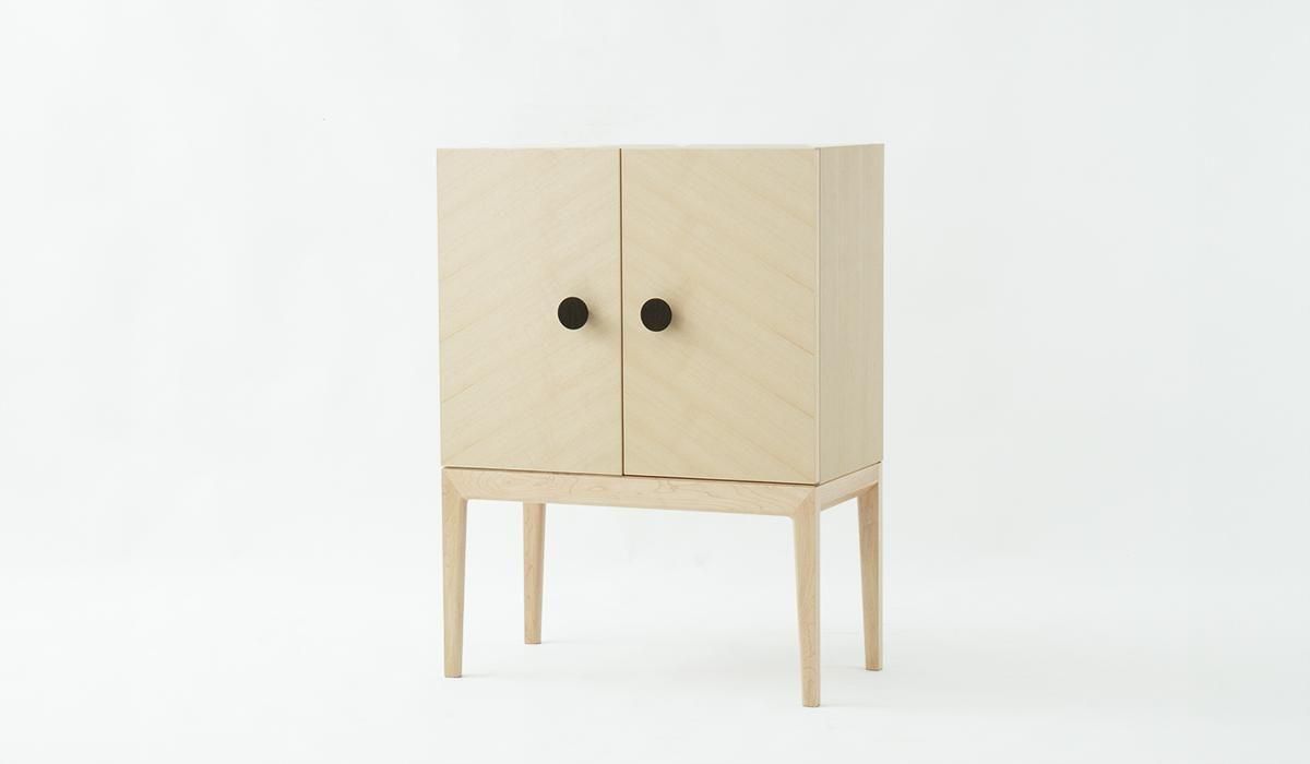 MAPLE】ANEMONE 2ドアキャビネット - TATENO WOOD ART online store