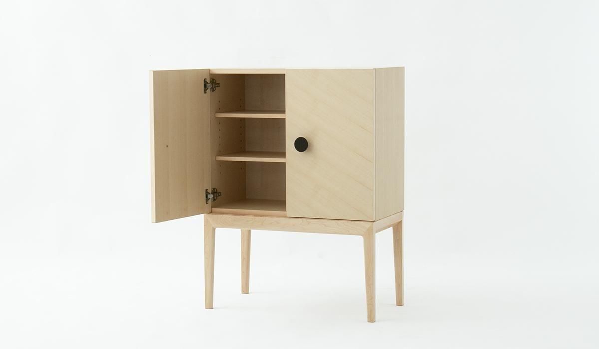 MAPLE】ANEMONE 2ドアキャビネット - TATENO WOOD ART online store
