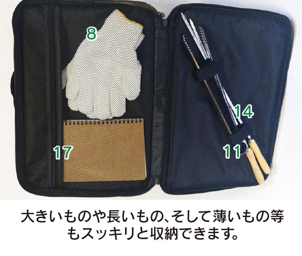 キャンピング収納ケースバッグ ツールボックス アウトドアマルチボックス 迷彩柄 仕切り板調節可能 Landfield LF-SB010L-CM