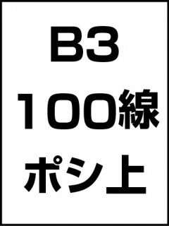 B3・100線・ポシ・膜面上の商品画像