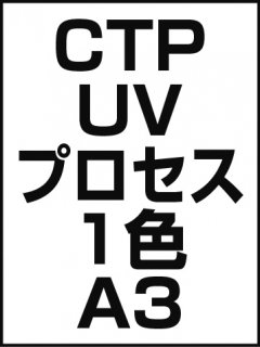 CTP・UV・プロセス・1色・A3の商品画像