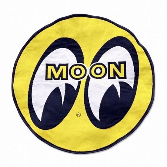 ࡼ󥢥MOONEYES MOON EYEBALL Big Rug Mat ܡ ӥå 饰 ޥå(MG825YE)ꥫ󻨲ߡꥫ Ứ