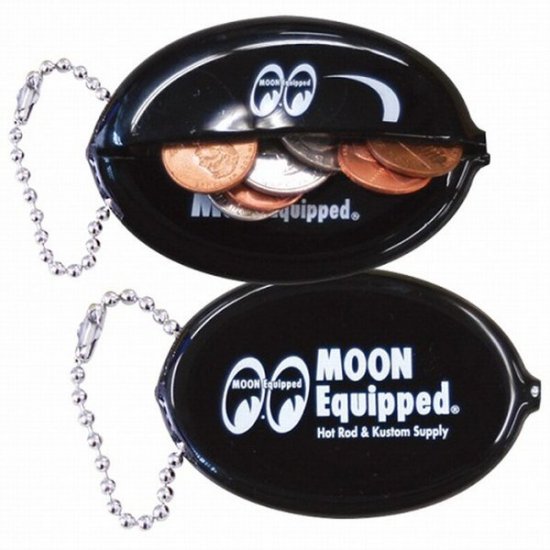 ࡼ󥢥MOONEYESࡼ åץ Х  MOON Equipped Oval Coin Case (MQG034:BK)