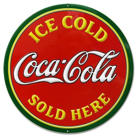  å ܥ ƥ󥵥 Coca Cola Sold Here Tin 黨 coca-cola ꥫ󻨲