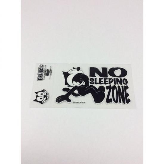 եå FELIX Felix UCC Deco StickersNO SLEEPLNG ZONE եå ƥå ͵ ƥå  ǥ 