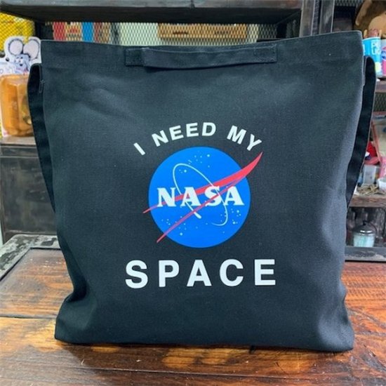 Nasa 2way Shoulder Bag Insignia ブラック アメリカ航空宇宙局 アメリカ雑貨 アメ雑 アメリカン雑貨 ちゃんぷ