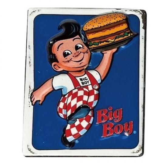 BIG BOY　エンボスマグネット　磁石　キッチン雑貨アメリカ雑貨　アメ雑　アメリカン雑貨