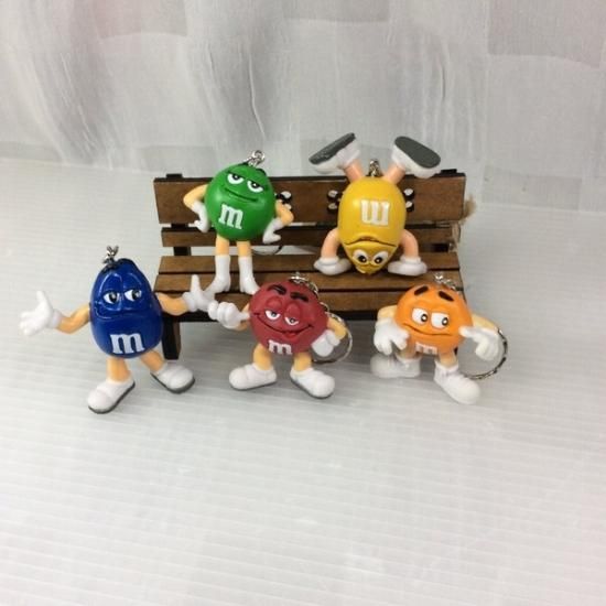 (M&M's)ॢɥॺPVC Figure Key Chain Set㥨ॢɥ ե奢5Υåȡ