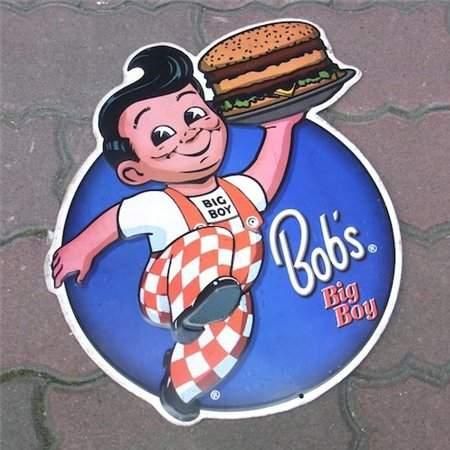 ビックボーイUS embossed SIGN BIG BOY アメリカン雑貨 アメリカ雑貨   ガレージ雑貨  サインプレート 看板