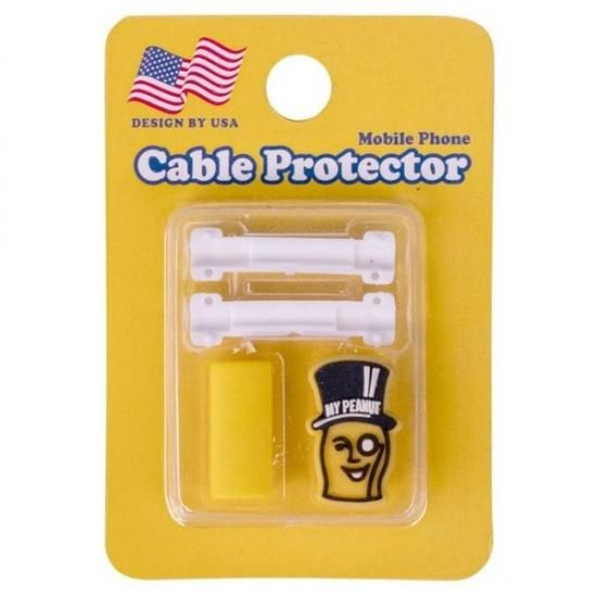ミスターピーナッツ　USBケーブルプロテクター/携帯/USBアクセサリー アメリカン雑貨 アメリカ雑貨