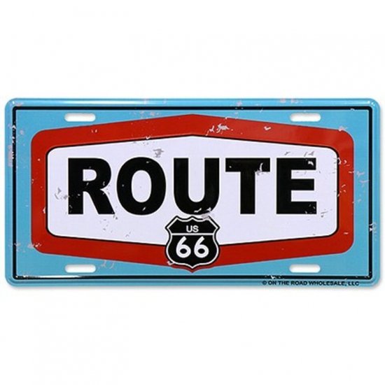 롼66 ROUTE66 ƥ󥵥 RT.66 LICENSE PLATE 66-AD-LP008 롼66 ꥫ󻨲 ꥫ Ứ