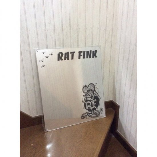 å ե ߥ顼 Rat Fink Mirror Sign (RAF562:RF)  Х ꥫ󻨲 졼