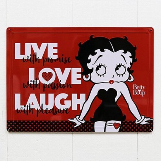 ٥ƥ󡡥٥ƥ֡Betty Boopƥ  ɥ쥹Live Love Laugh BB-AM-MS-15004