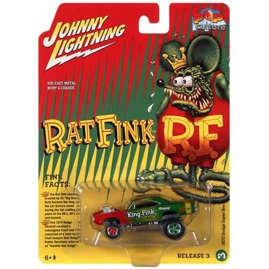 åȥե ߥ˥1:64 Rat Fink 1970 Dodge Super Bee w/ Zinger Body֡Хꥫ