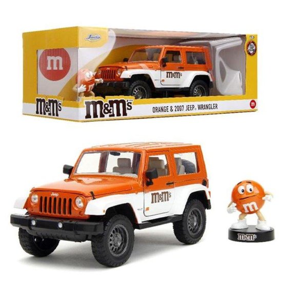 m&m's ॢɥॺߥ˥ JEEP WRANGLER w/ ORANGE FIGURE