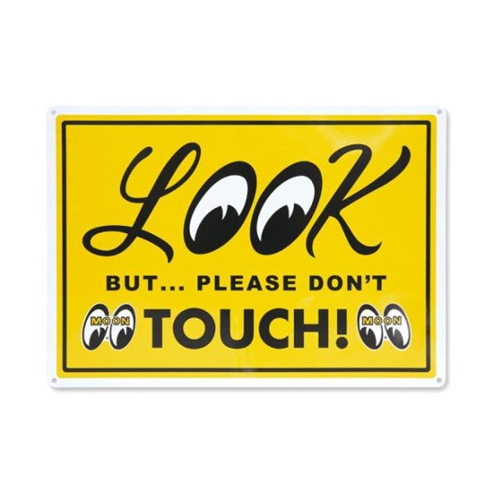 ࡼ󥢥 å ץ졼  LOOK But Please Don't Touch! MOONEYES
