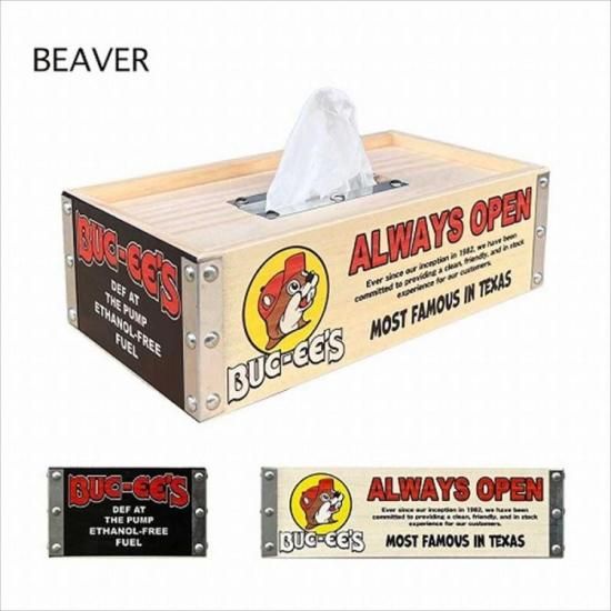 BEAVER 木製ティッシュボックス