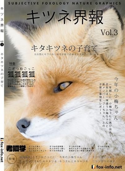 キタキツネ写真集「キツネ界報」 Vol.3 キタキツネの子育て | 北きつね牧場