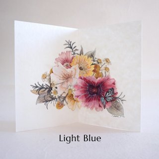 ٥(ĳο:饤ȥ֥롼) card size Art Work with envelope / Hiromi Takeda