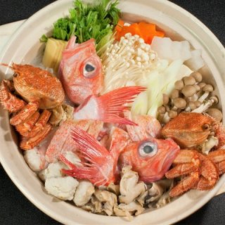 知床きんきと毛蟹の豪華海鮮鍋 3〜4人用