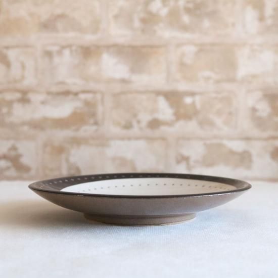 小石原焼 小石原焼き ケーキ皿 選べるカラー2色 お菓子皿 平皿