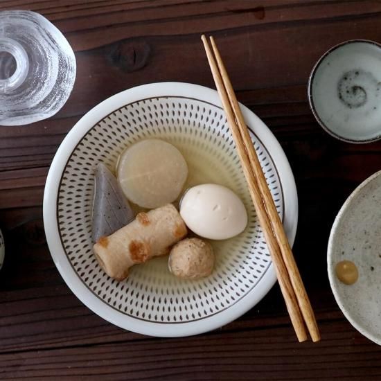 小石原焼 小石原焼き 飛び鉋 おでん皿 深皿 中皿 早川窯元 陶器