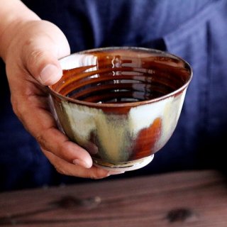 高取焼 高取焼き 飴釉碗 飴 元永陶苑 陶器 茶碗 motonaga-002