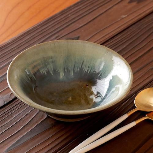 6寸深鉢 六寸鉢 小代焼 小代本谷ちひろ窯 鉢 カレー皿 パスタ皿