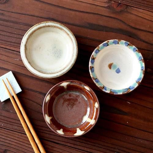 ひとし新品　陶器　陶芸作家　豆皿3枚　231 梶原慶治 豆皿 陶芸作品 うめ 薬味皿・豆皿 Reboot Life 通販