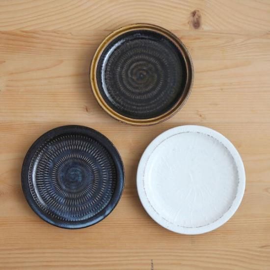 1枚目の皿×5 二枚目の陶器×5 小石原焼 小石原焼き マルワ窯 5寸皿 五寸皿 取り皿 デザート皿