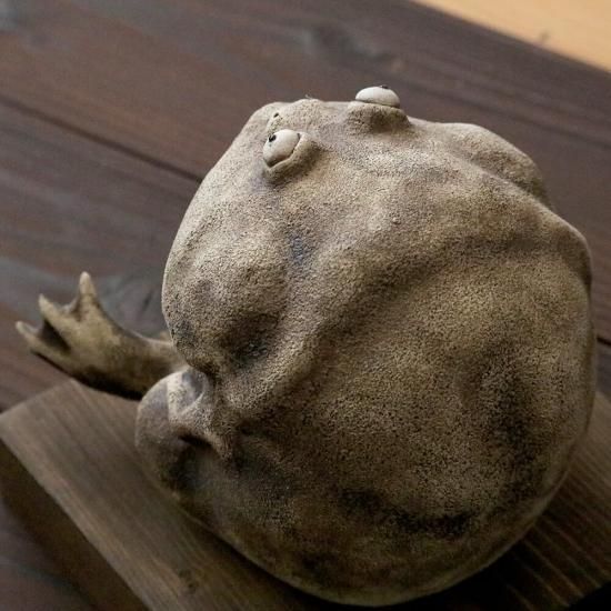 古本正志　豆鉢　カエル 古本正志鉢 | 盆栽鉢専門店 大和魂