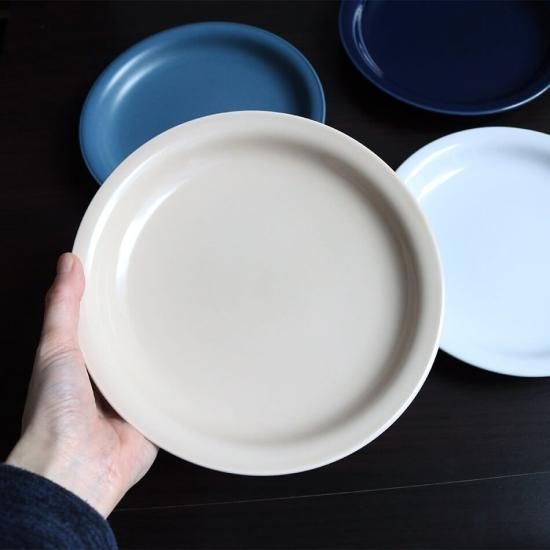 ボールド プレート(M) 中皿 | おしゃれな白山陶器食器 | 選べるカラー6
